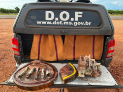 DOF prende jovem com drogas nas partes íntimas e dentro de tábuas de carne