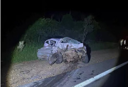 Casal morre em acidente envolvendo 4 veículos na MS-382