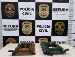 Polícia Civil recupera módulos de caminhões furtados e identifica autores