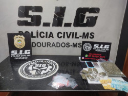 Homem é preso pela Polícia Civil acusado de tráfico de drogas em Dourados