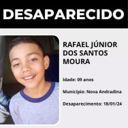 Polícia procura por criança que desapareceu após mãe sair para trabalhar