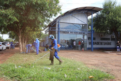 Mutirão une secretarias municipais para limpar e revitalizar postos de saúde