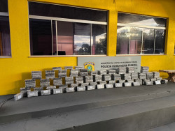 PRF encontra 237 quilos de cocaína em caminhão de mudança em MS