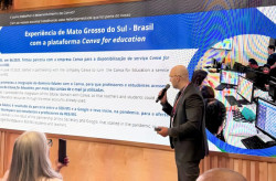 MS é destaque em Londres ao apresentar ferramentas digitais na educação