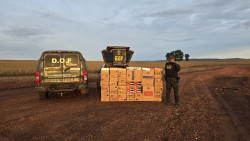 Homem é preso com R$ 76 mil em produtos contranbadeados na MS-164