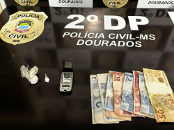 Homem é preso em flagrante vendendo droga em bairro de Dourados