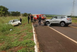 Colisão deixa três mortos e quatro feridos na BR-060, região norte de MS