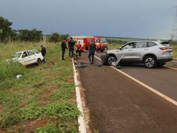Colisão deixa três mortos e quatro feridos na BR-060, região norte de MS