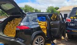 PRF apreende 1,2 tonelada de maconha em Corolla Cross roubado