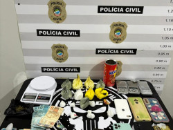 Polícia Civil desmantela associação criminosa e apreende 485 gramas de cocaína