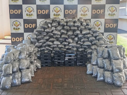 Mineiro é preso pelo DOF com 170 quilos de maconha