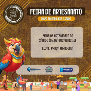 Feira de Artesanato Tecendo Arte e Saúde acontece sábado na Praça Paraguaia