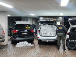 Polícia apreende veículos com R$ 290 mil em produtos do Paraguai em Dourados