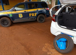 Mineiro é preso em Rio Brilhante com cocaína escondida em estepe de carro