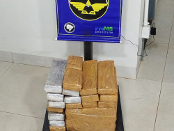 Mulher é presa transportando 26 quilos de maconha em ônibus na MS-162