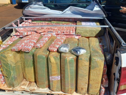 Rapaz é preso transportando drogas em veículo furtado ano passsado na fronteira