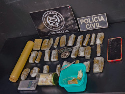 Dupla é presa em flagrante por tráfico de drogas em Costa Rica