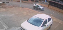 Veja o vídeo: câmera mostra moto na cena de acidente com morte na Coronel Ponciano