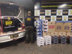 DOF apreende cigarros que seriam entregues em Vila Vargas