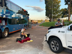 Quatro são presos com drogas em ônibus que saiu de Campo Grande para o RJ
