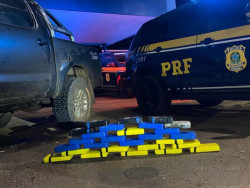 Motorista é preso com 28 quilos de cocaína escondido em estepe de caminhonete