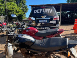 Motocicletas com sinais identificadores adulterados são apreendidas na Capital