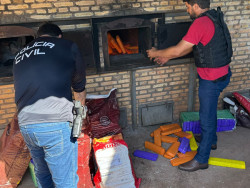 Polícia Civil realiza incineração de 300 quilos de maconha em Juti