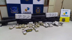 Encomenda de supermaconha em caixas de erva de tereré é interceptada nos Correios