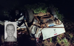 Traficante morre após fugir da polícia e capotar caminhonete com 1,3 t de maconha