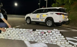 Morador de MS é preso com 53,6 quilos de haxixe no interior de São Paulo