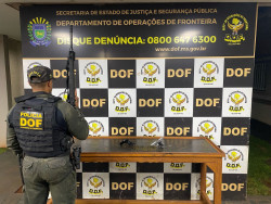 Quatro homens são presos com armas de fogo e 55 munições