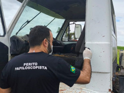 Trio é preso por furto de caminhão avaliado em R$ 200 mil que seria levado para o Paraguai