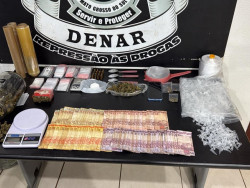 Homem é preso em 'boca de fumo' por tráfico de drogas e porte ilegal de munição