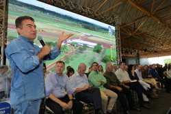 Em ato com ministros e governador, Marçal pede a deputados mais recursos para Dourados