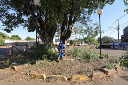 Rotatória do Jardim Maringá passa por revitalização