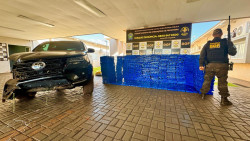 Homem abandona carro com 1,5 tonelada de maconha após fugir do DOF