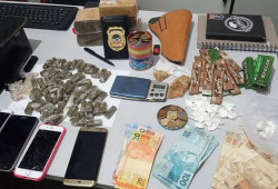 Em comércio, dois são preso por lavagem de dinheiro e tráfico de Droga