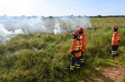 Governo realiza ação inédita de queima prescrita para proteger Pantanal de MS