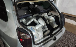 Polícia Rodoviária apreende 357 quilos de maconha em Bataguassu