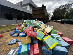 Ação integrada da polícia apreende 7 toneladas de maconha