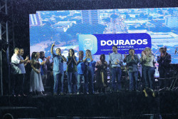 Abertura oficial da 1ª Festa da Páscoa reúne Executivo e Legislativo de Dourados