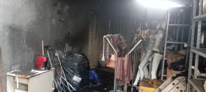 Incêndio atinge depósito de loja na Rua Hayel Bon Faker