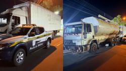 Motorista é preso após perseguição e caminhão roubado em SC é recuperado