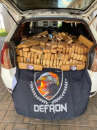 Ação da Defron resulta na apreensão de carga de maconha no Bairro Bonanza