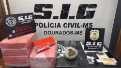 Dois são presos com arma e grande quantidade de drogas no Jardim Esplanada