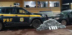 Polícia Rodoviária Federal apreende 109 quilos de cocaína em cidade de MS