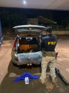 Condutora é flagrada com droga escondida em veículo na BR-163 em Dourados