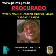 Polícia pede auxílio da população para localizar autor de assassinato