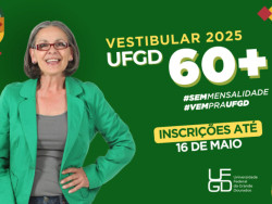 Inscrições de vestibular da UFGD para pessoas com 60 anos ou mais vão até dia 16
