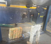Paulista é preso transportando 55 quilos de cocaína de MS para o Paraná